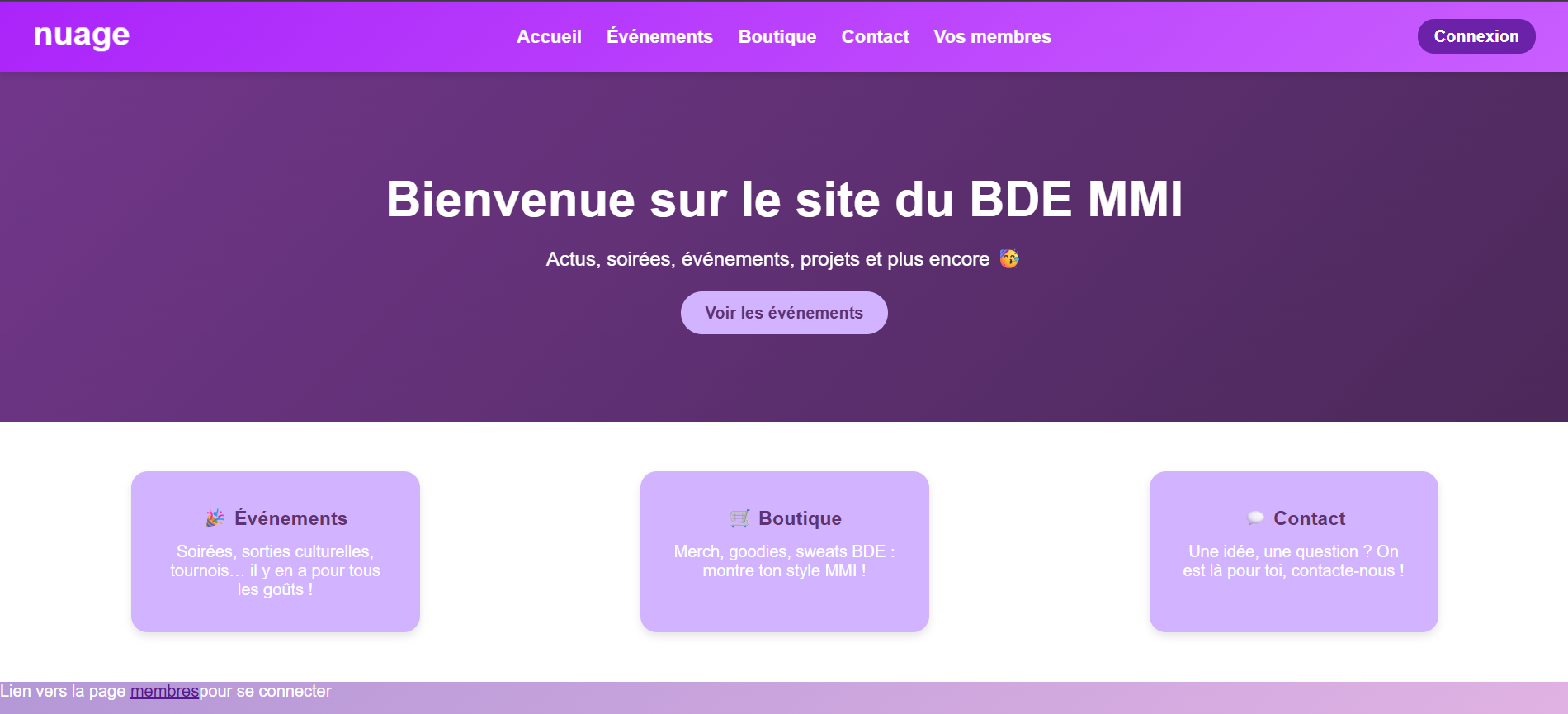 Site du BDE
